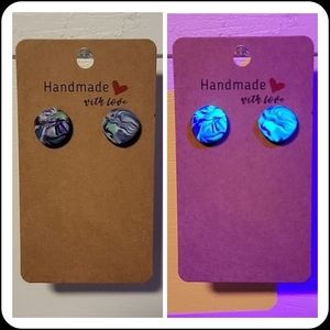 "Ugly Sweater" UV Reactive Handmade Earrings